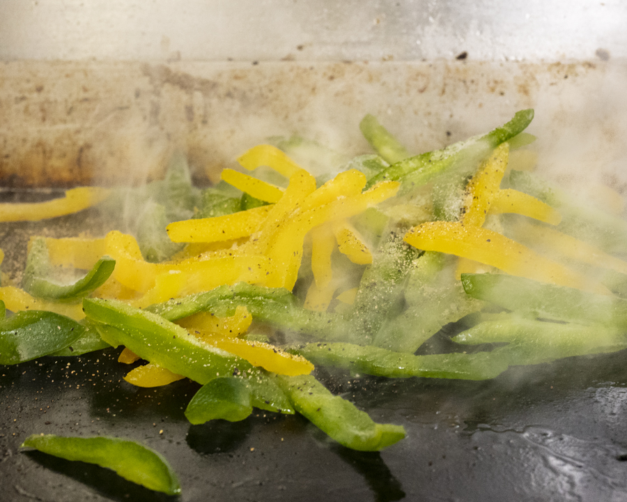 Cooking up some peppers